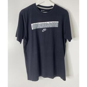 Nike Men’s Dri-Fit Shirt Sleeve T-Shirt Black Size Medium Regular Fit #KICKGAME